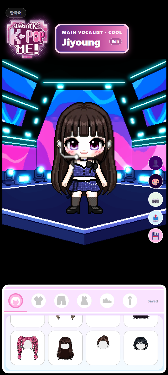 DebutK character customization - cool style